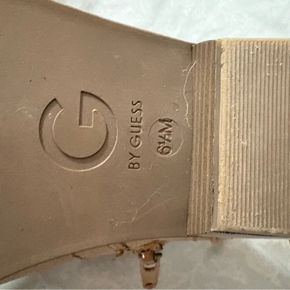 G by Guess ankle boots, tan, size 6 1/2 - Picture 5 of 5